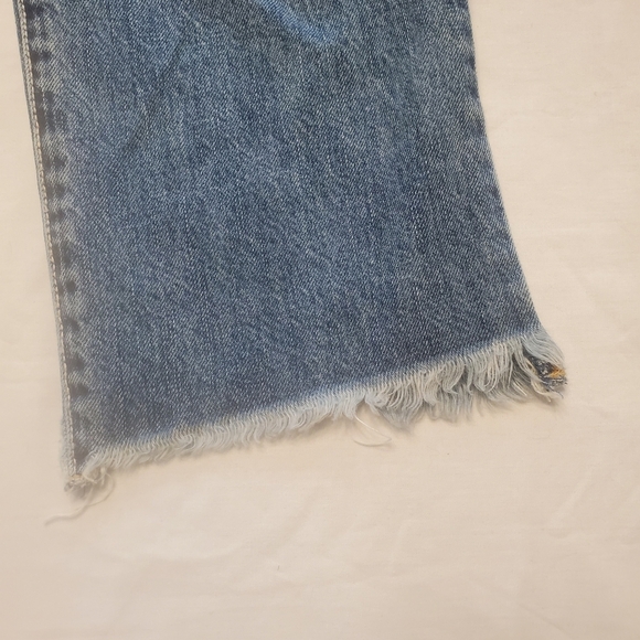 Hollister Juniors Sz 11R High Rise Vintage Straight Embroidered Jeans Button Fly - Picture 5 of 9